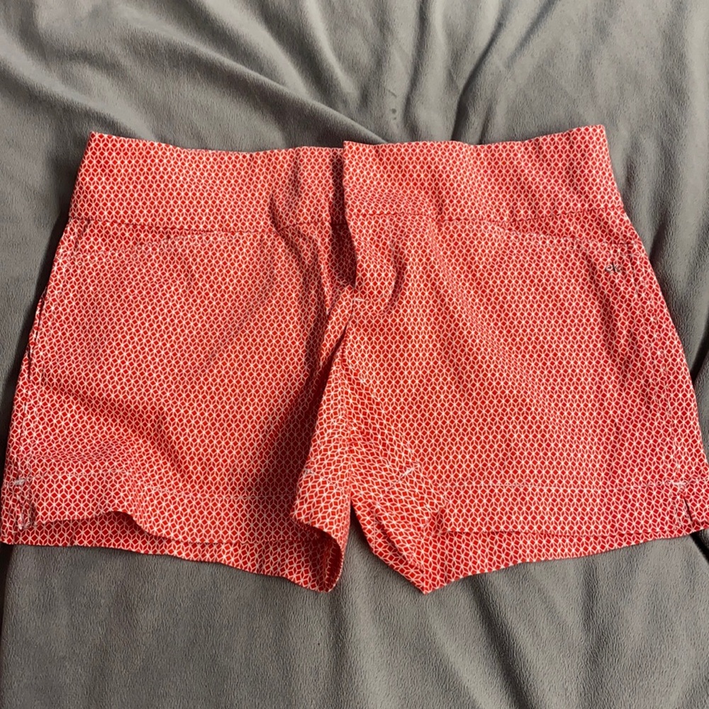 Calvin Klein size 2 red/white shorts